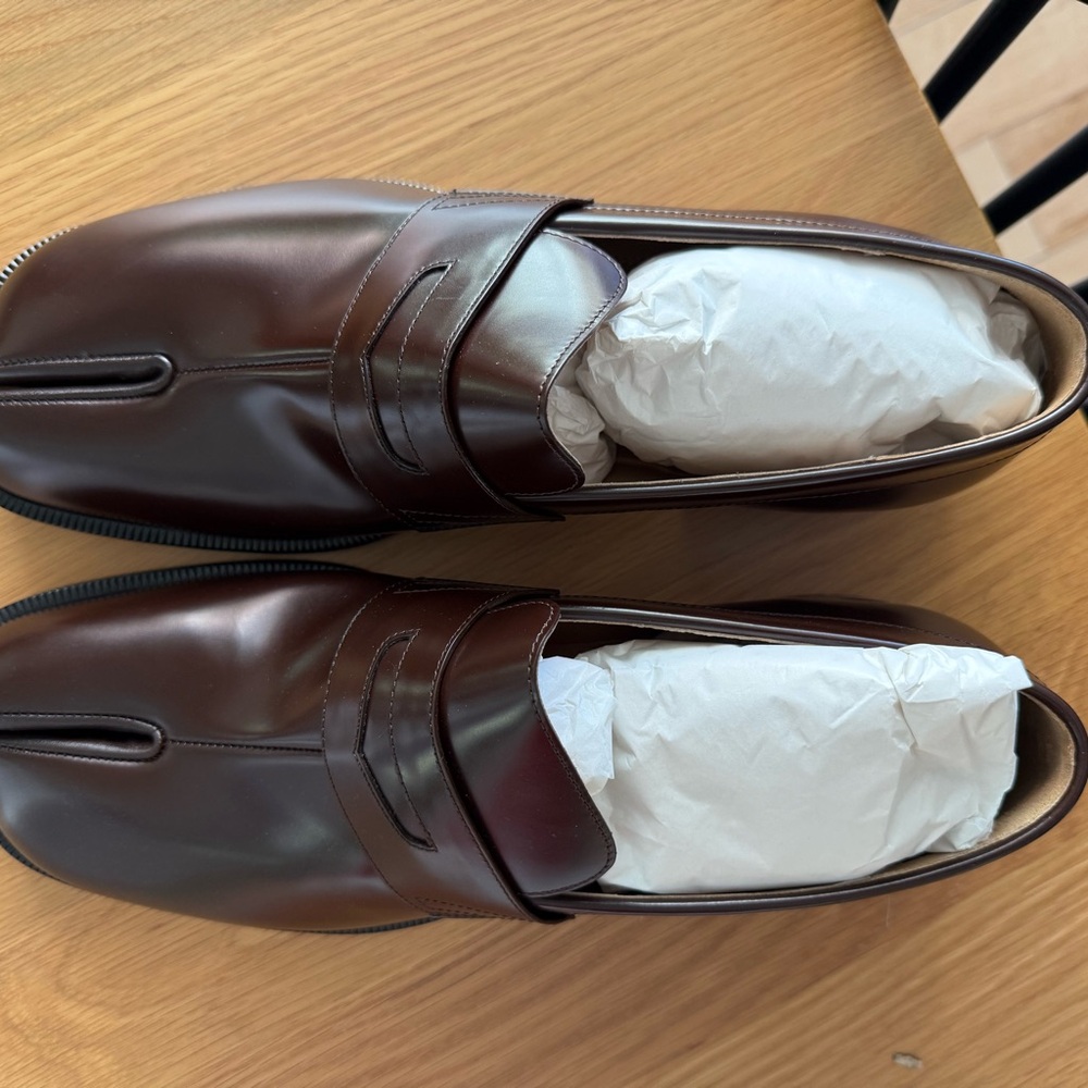 Maison Martin Margiela Brown Leather Loafers - Never Worn - Picture 1 of 5